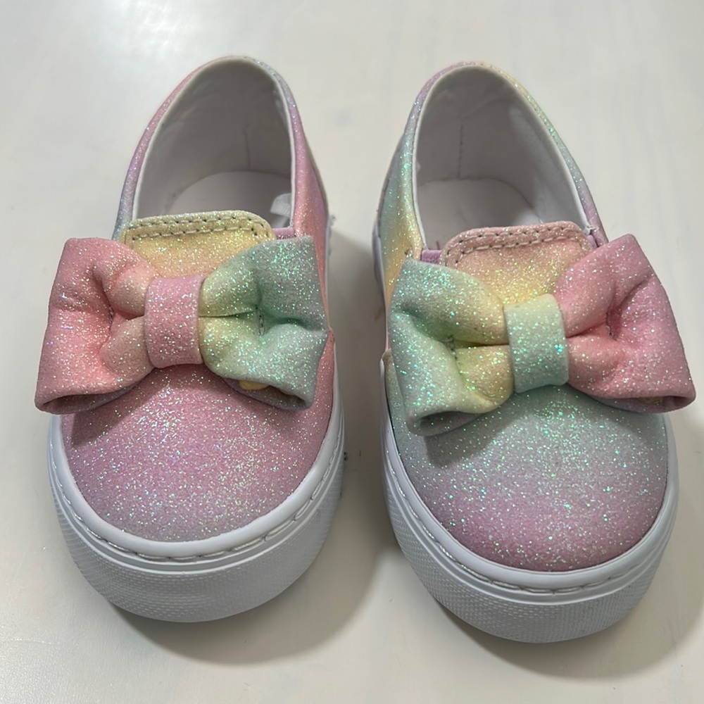 Janie and Jack Sparkle Sneakers Size 4